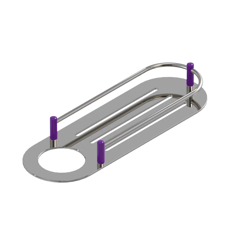 Rubinet Shelf Only Polished Nickel