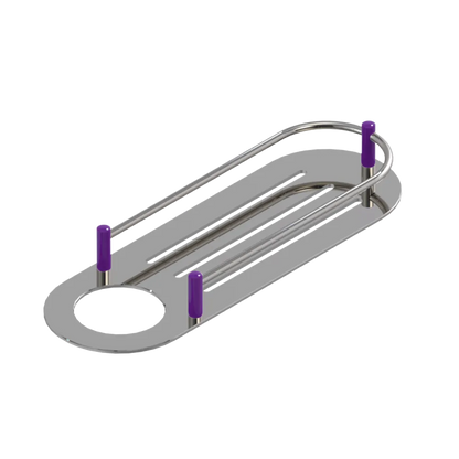 Rubinet Shelf Only Polished Nickel