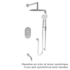 Baril Complete thermostatic pressure balanced shower kit without handle