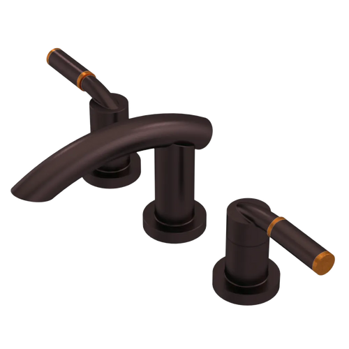 Rubinet Widespread Lav. Set. (less drain) Oil Rubbed Bronze