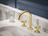 Baril 8" c/c lavatory faucet, drain included