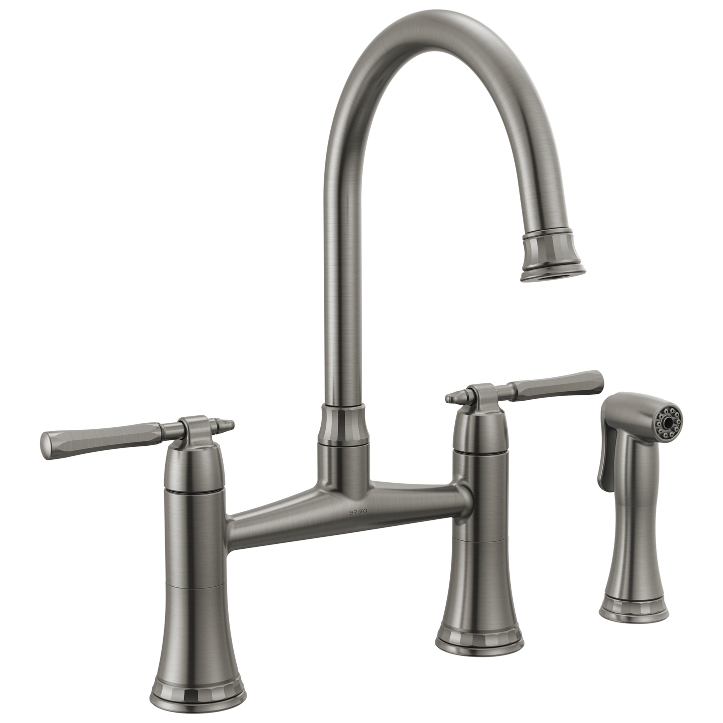 Brizo Bridge Kitchen Faucet With Side Sprayer