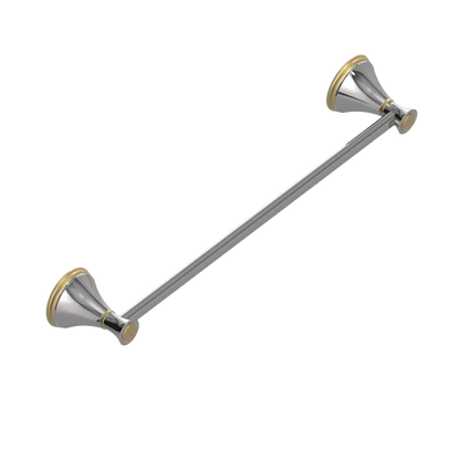 Rubinet Towel Bar 18" Polished Nickel