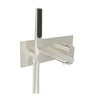 Baril Wall-mounted tub faucet with hand shower