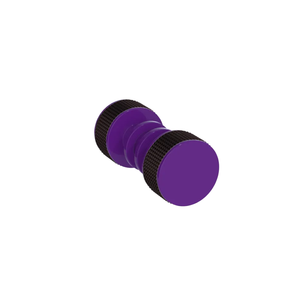 Rubinet Shower Door Knob (set) Purple Haze