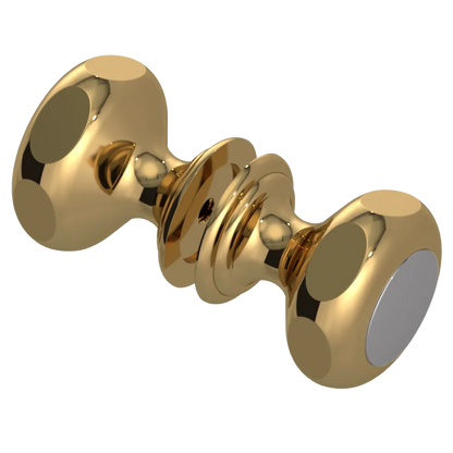 Rubinet Shower Door Knob (set) Gold