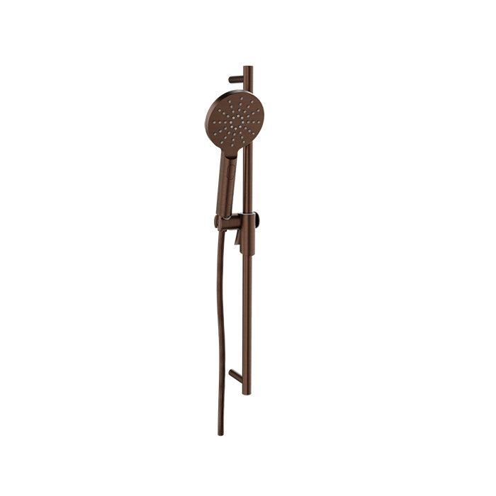 Baril 3-spray sliding shower bar