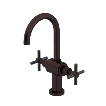 Rubinet Single Hole Dual Handle Lav. Set with LaSalle Spout (less drain) Oil Rubbed Bronze