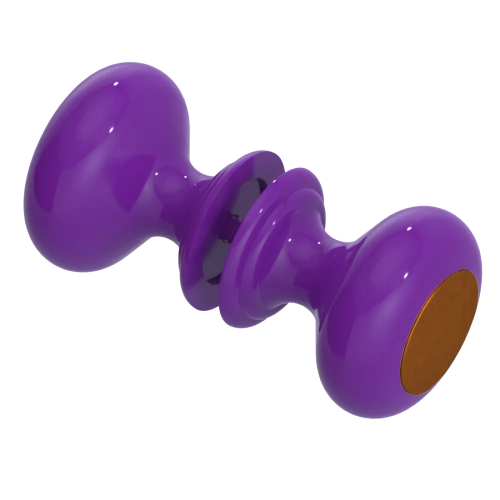Rubinet Shower Door Knob (set) Purple Haze
