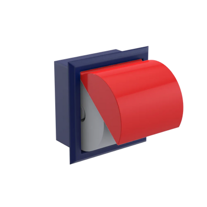 Rubinet RECESSED TOILET PAPER HOLDER Midnight Blue