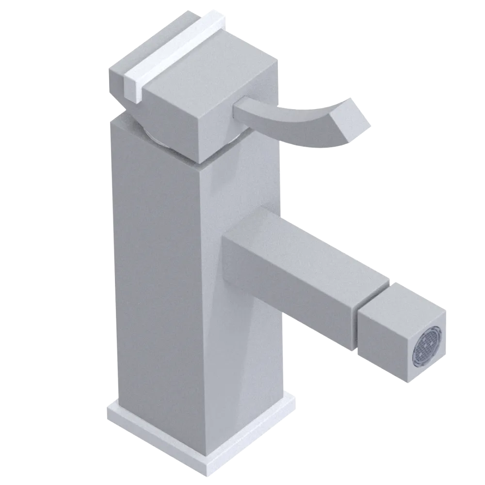 Rubinet Single Control Bidet Fitting (less drain) Matt White