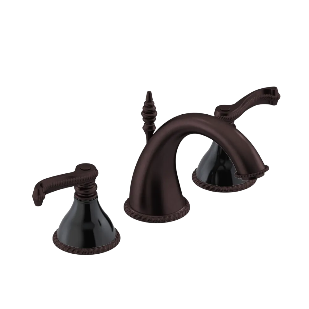 Rubinet Widespread Lav. Set. (less drain) Oil Rubbed Bronze