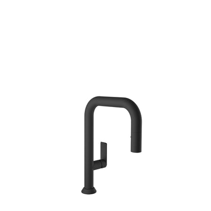 Baril Single-hole bar / prep kitchen faucet with 2-function pull-down spray
