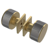 Rubinet Shower Door Knob (set) Satin Brass