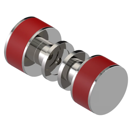 Rubinet Shower Door Knob (set) Polished Nickel