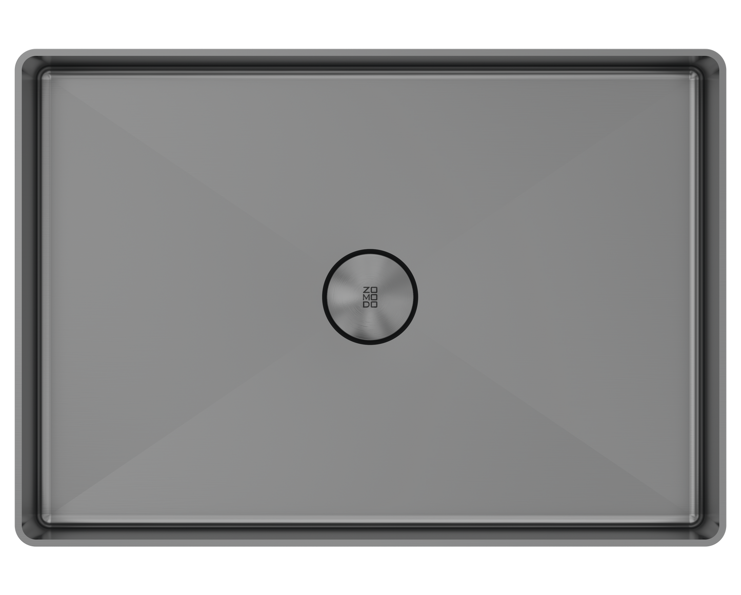 Zomodo 20" Rectangular Vessel Sink - Black Pearl