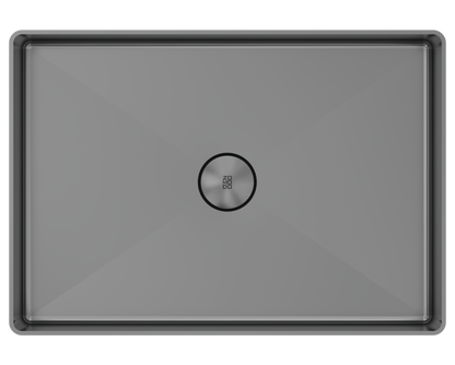 Zomodo 20" Rectangular Vessel Sink - Black Pearl