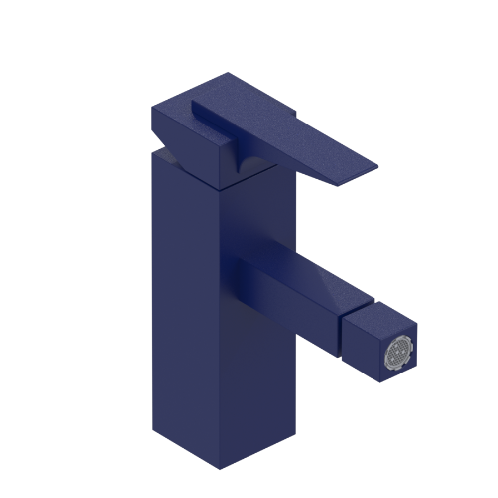 Rubinet Single Control Bidet Fitting (less drain) Midnight Blue