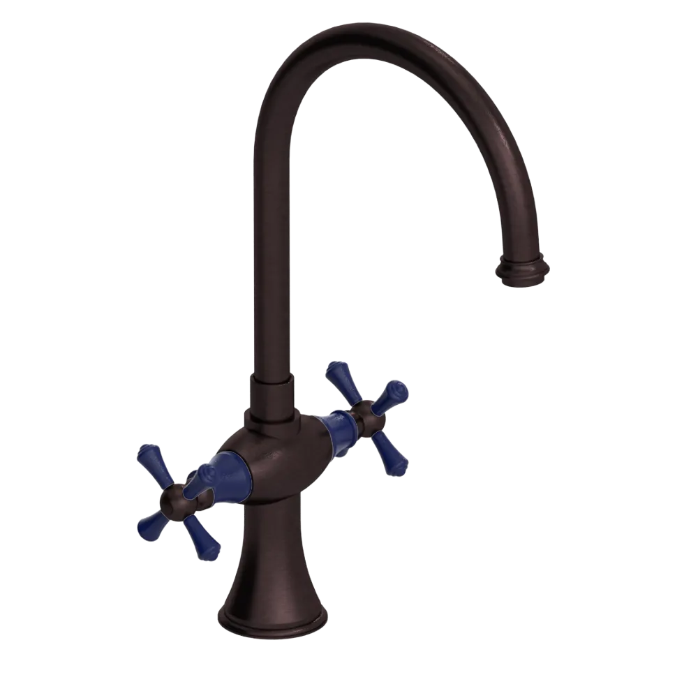 Rubinet Two Handle Single Hole Kitchen Set Oil Rubbed Bronze