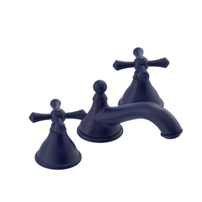 Rubinet Widespread Lav. Set. (less drain) Midnight Blue