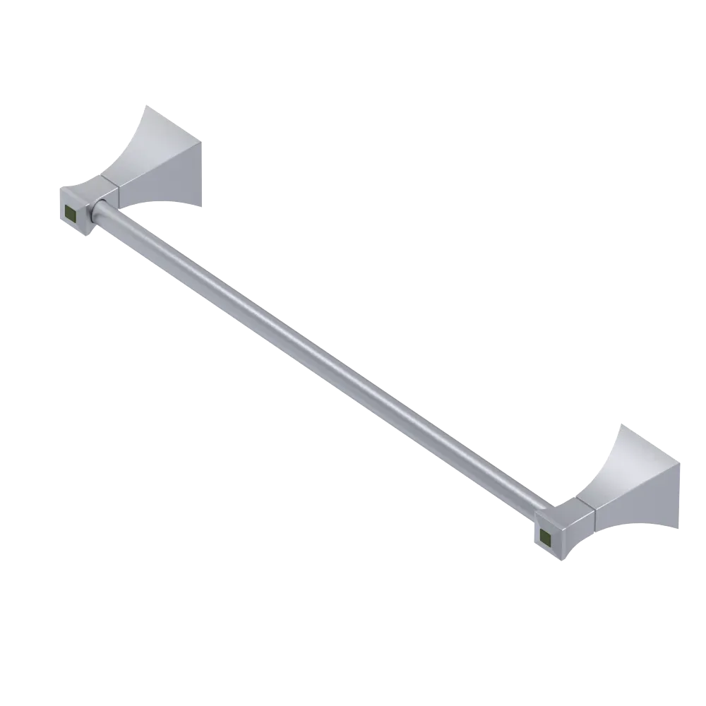 Rubinet Towel Bar 18" Satin Chrome