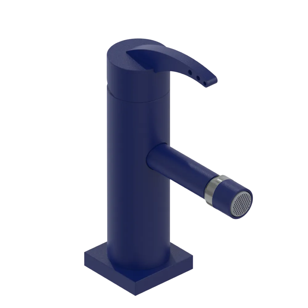 Rubinet Single Control Bidet Fitting (less drain) Midnight Blue