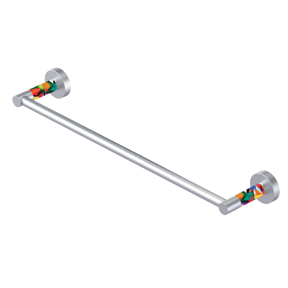 Rubinet Towel Bar 18" Satin Chrome