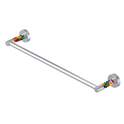 Rubinet Towel Bar 18" Satin Chrome