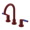 Rubinet Widespread Lav set (less drain) Maroon