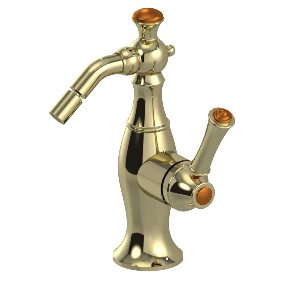 Rubinet Single Control Bidet Fitting (less drain) Gold