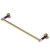 Rubinet Towel Bar 18" Natural Brass