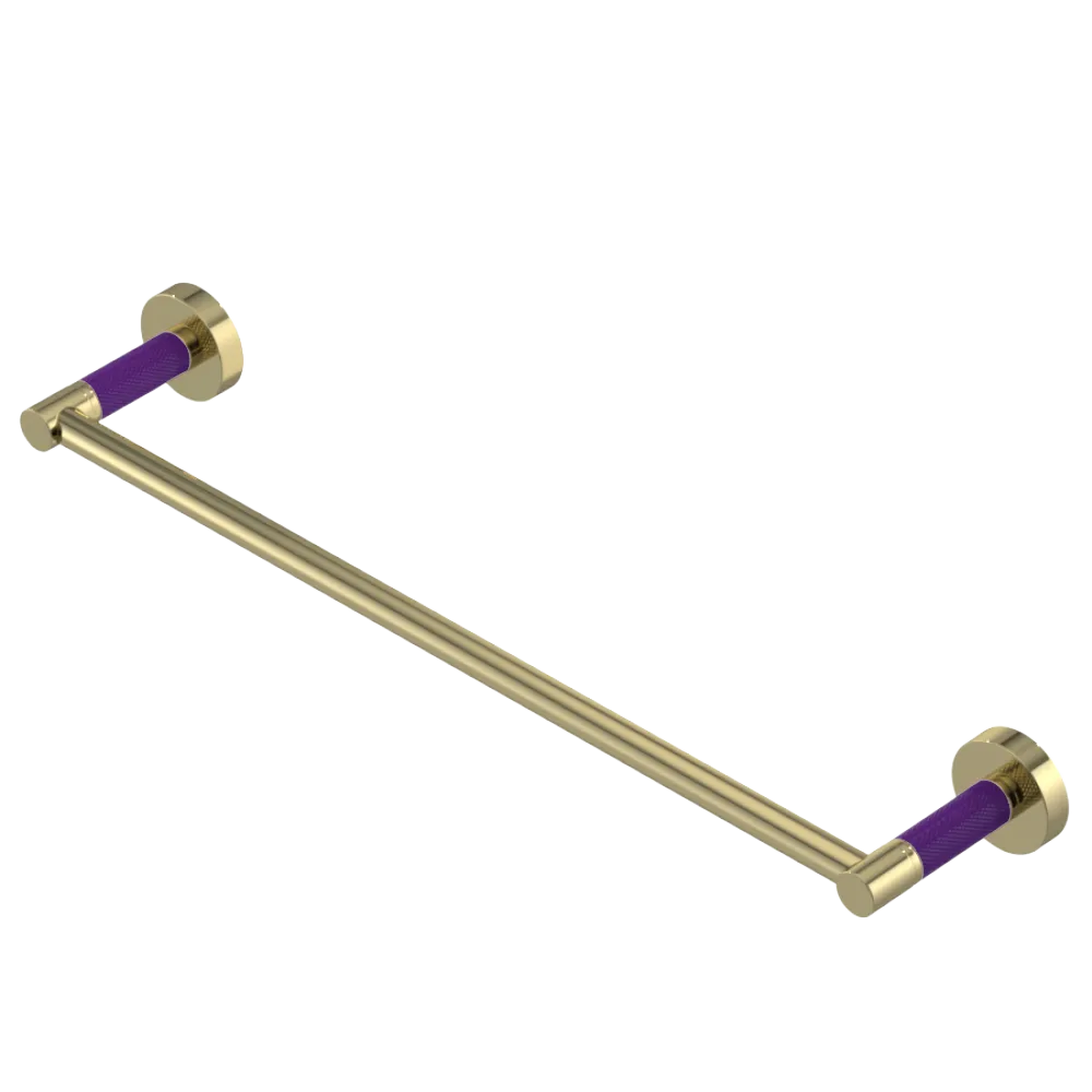 Rubinet Towel Bar 18" Natural Brass