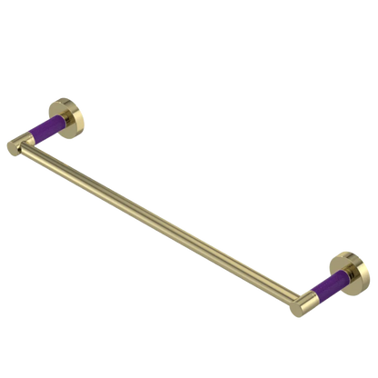 Rubinet Towel Bar 18" Natural Brass