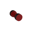 Rubinet Shower Door Knob (set) Maroon