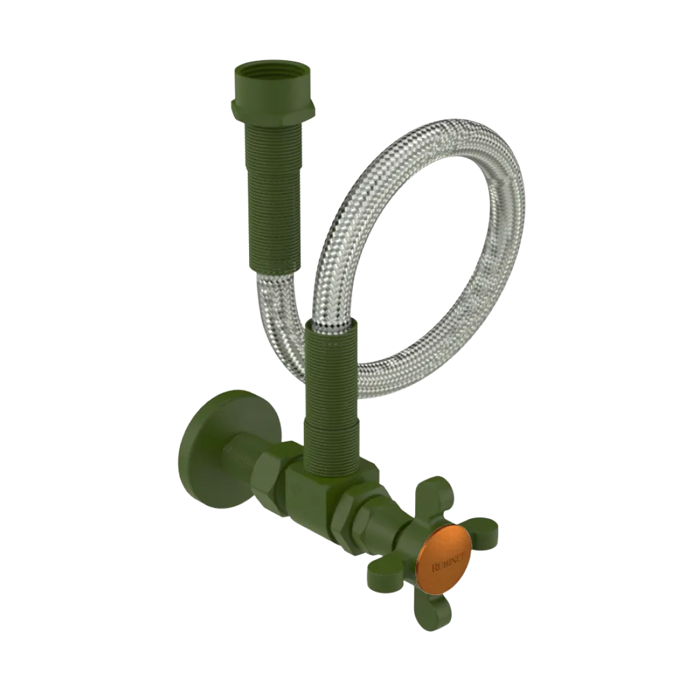 Rubinet Exposed Supply Kit (classic) x2 Green Envy