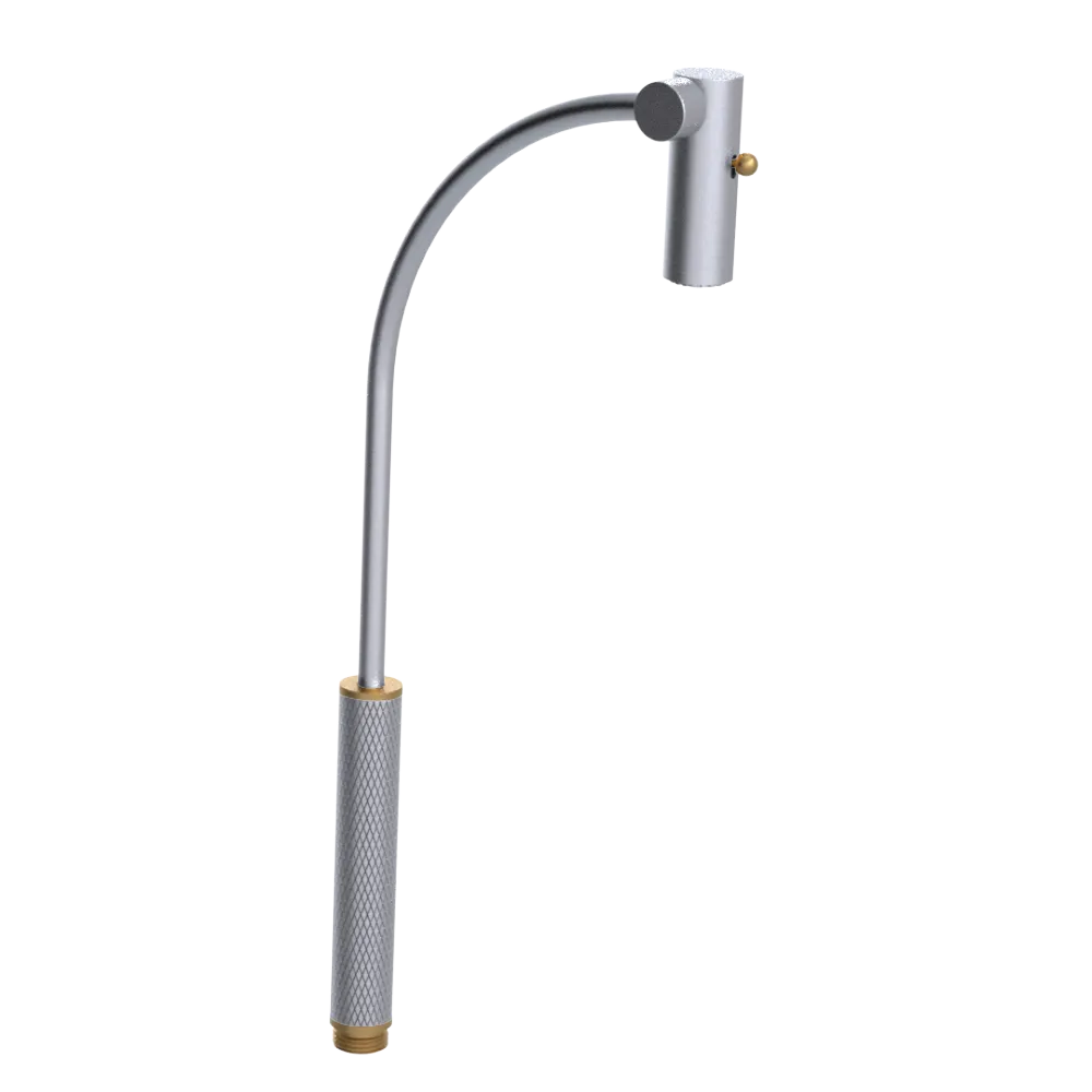Rubinet Hand Held Shower Bidet Only Satin Chrome