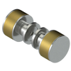 Rubinet Shower Door Knob (set) Satin Nickel
