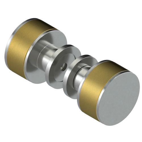 Rubinet Shower Door Knob (set) Satin Nickel