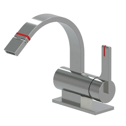 Rubinet Single Control Bidet Fitting (less drain) Satin Nickel
