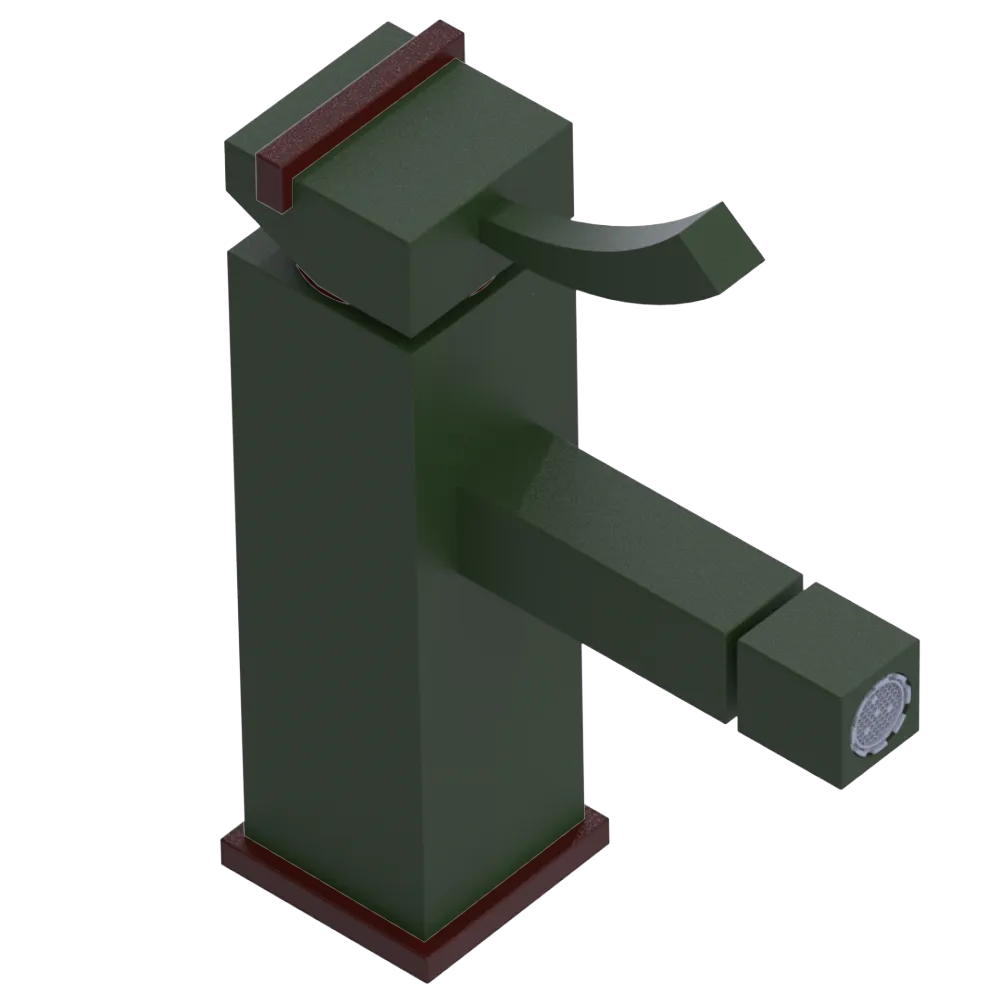 Rubinet Single Control Bidet Fitting (less drain) Green Envy