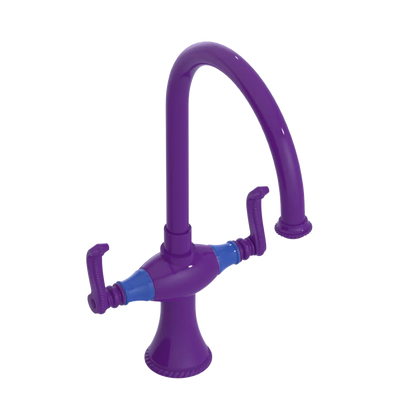 Rubinet Two Handle Single Hole Kitchen Set Purple Haze