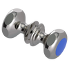 Rubinet Shower Door Knob (set) Polished Nickel