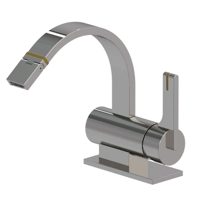 Rubinet Single Control Bidet Fitting (less drain) Polished Nickel