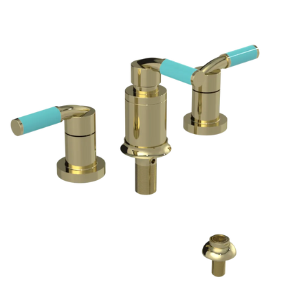 Rubinet Bidet Fitting with Spray, Diverter, and Vacuum Breaker (less drain) Gold