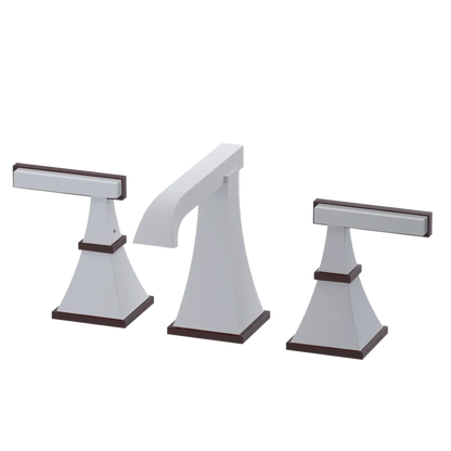 Rubinet Widespread Lav. Set. (less drain) Matt White