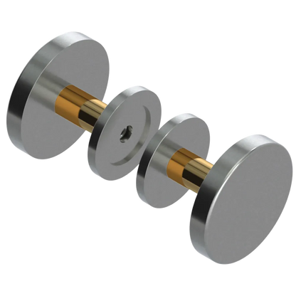 Rubinet Shower Door Knob (set) Satin Nickel