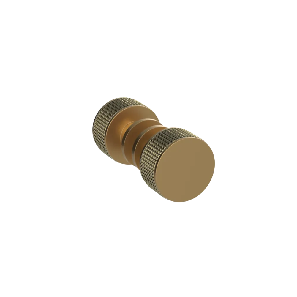 Rubinet Shower Door Knob (set) Satin Gold