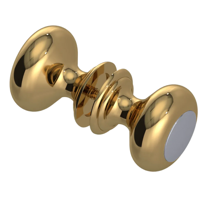 Rubinet Shower Door Knob (set) Gold