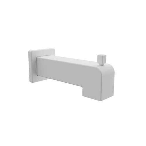 Baril Square 7" tub spout with diverter
