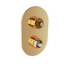 Baril Pressure balanced shower valve with 2-way diverter (without handle)